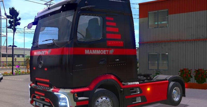 Truck simulator ultimate skin Mercedes Actros L 1853