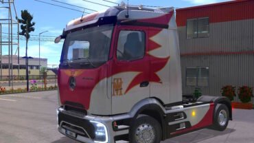 Truck simulator ultimate skin Mercedes Actros L 1853