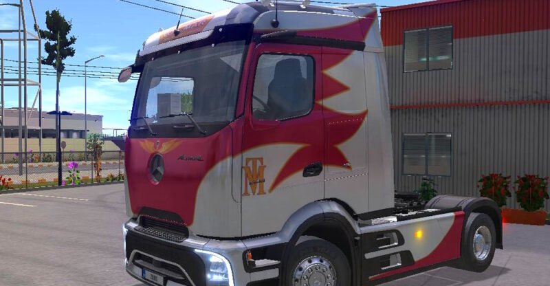 Truck simulator ultimate skin Mercedes Actros L 1853