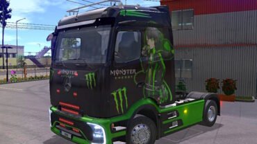 Truck simulator ultimate skin Mercedes Actros L 1853